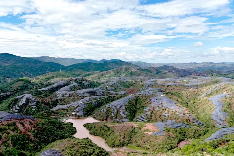 140mw SINOPACIFIC PV Project in Baiyu Village, Shuangbai County, Chuxiong Prefecture, Yunnan Province, China