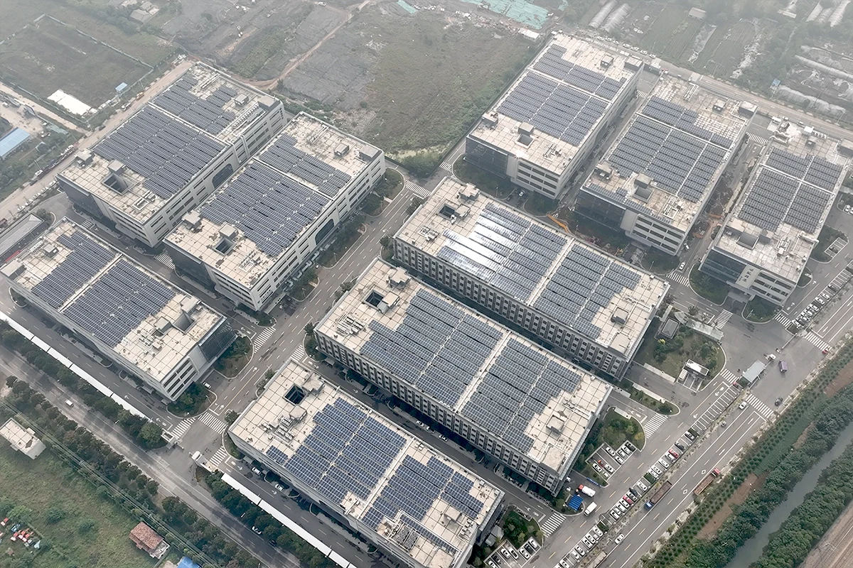 مشروع الطاقة الكهروضوئية الموزعة في منطقة شوزهو للتكنولوجيا الفائقة بقدرة 9.46069 ميجاوات