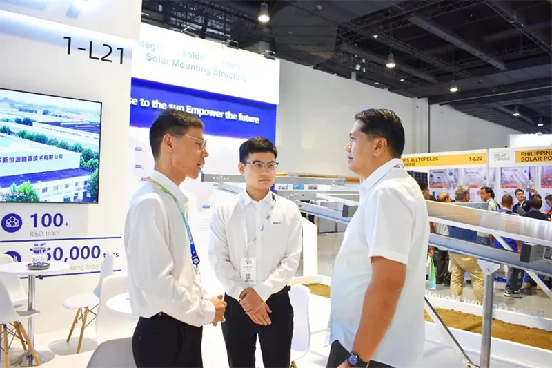 现场直击 | 新恒源亮相Solar & Storage Live Philippines 2025