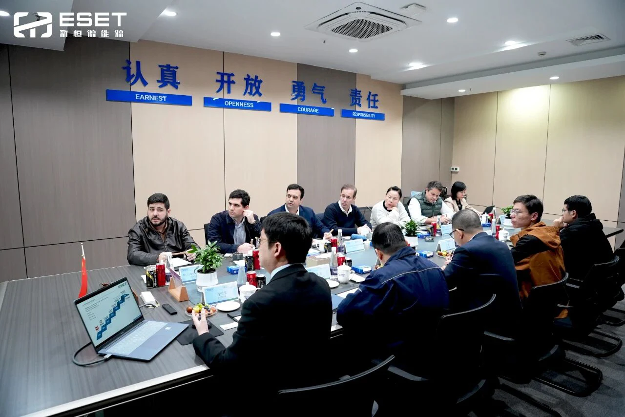 Aprenda com a força e fale sobre o futuro— a delegação brasileira da Casa dos Ventos visitou a New Hengyuan Energy