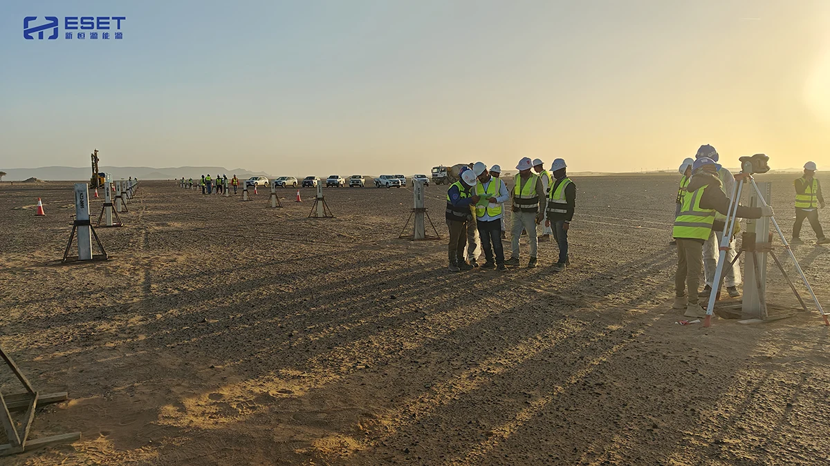 奋进中东丨新恒源能源沙特PIF6 AFIF 587MW跟踪支架项目正式发货