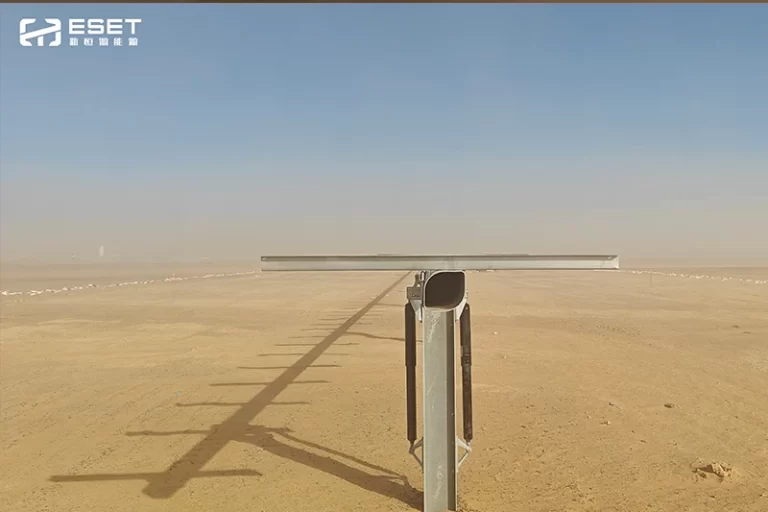 Endeavoring to the Middle East 丨 ESET Energy Saudi Arabia PIF6 AFIF 587MW tracking bracket project official delivery