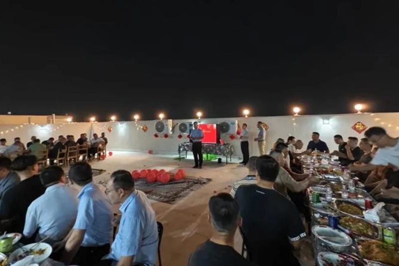 光连沙海 云聚新春丨沙特基地迎首个海外春节 融文化启新程